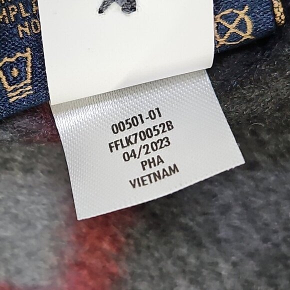 Freedom Foundry Soft Plaid Fleece Shirt Men's XXL Grey Plaid NEW Double Pockets - Picture 13 of 16